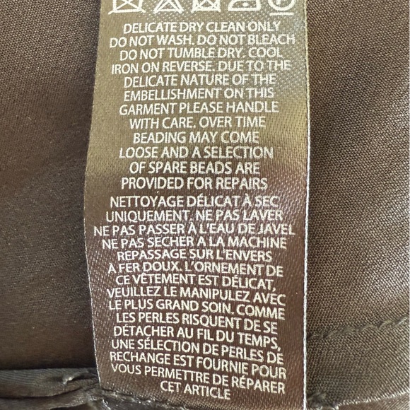 Needle & Thread Black & Purple Floral Embroidered Tulle Midi Cocktail Dress 4 - Picture 9 of 11